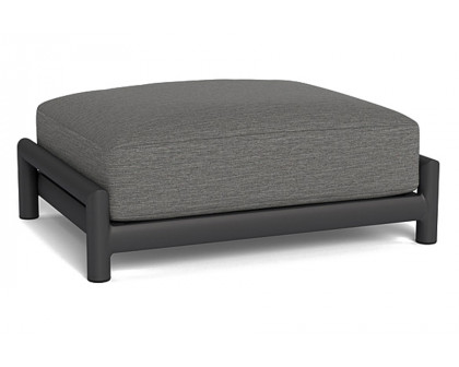 Harbour Moab Ottoman - Aluminum Asteroid, Copacabana Midnight