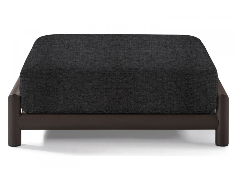 Harbour Moab Ottoman - Aluminum Bronze, Copacabana Midnight