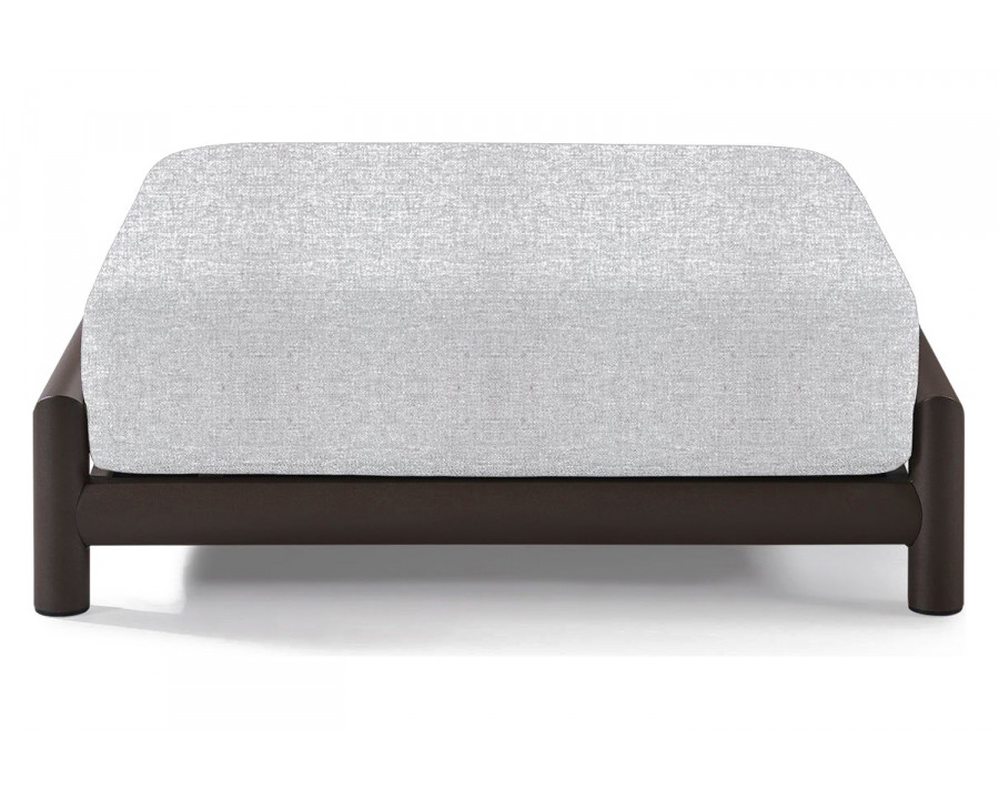 Harbour Moab Ottoman - Aluminum Bronze, Copacabana Sand