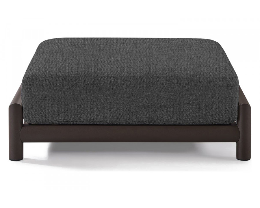 Harbour Moab Ottoman - Aluminum Bronze, Siesta Slate