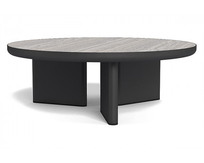 Harbour Moab Round Coffee Table - Aluminum Asteroid