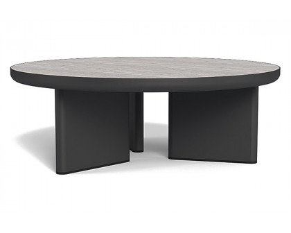 Harbour Moab Round Coffee Table - Aluminum Asteroid