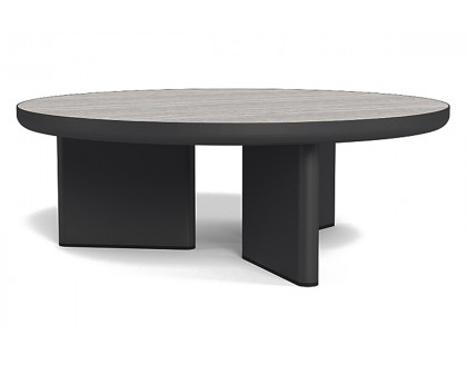 Harbour Moab Round Coffee Table - Aluminum Asteroid