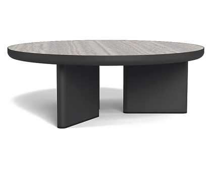 Harbour Moab Round Coffee Table - Aluminum Asteroid