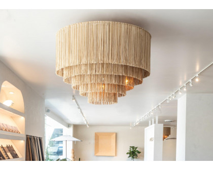 Harbour Redondo Chandelier - Rope Sand