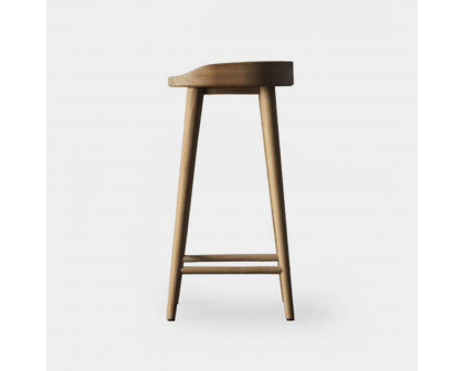 Harbour Noosa Backless Bar Stool - Teak Natural