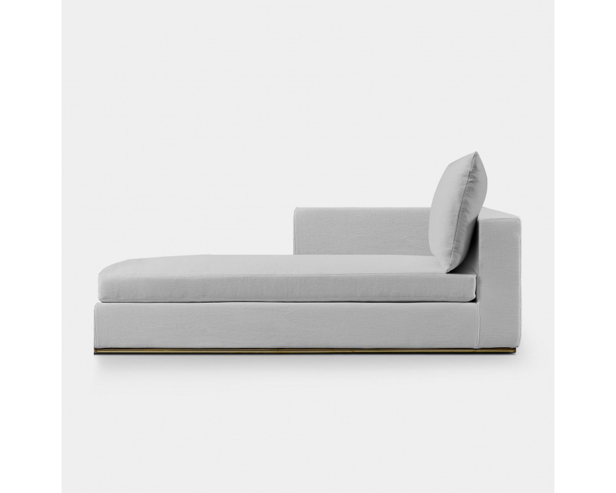 Harbour Ocean Chaise Left - Boucle Charcoal