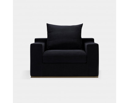 Harbour Ocean Lounge Chair - Harbour Belgian Linen Dark Navy