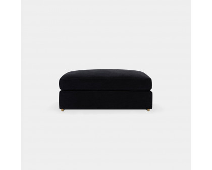 Harbour Ocean Ottoman - Harbour Belgian Linen Black