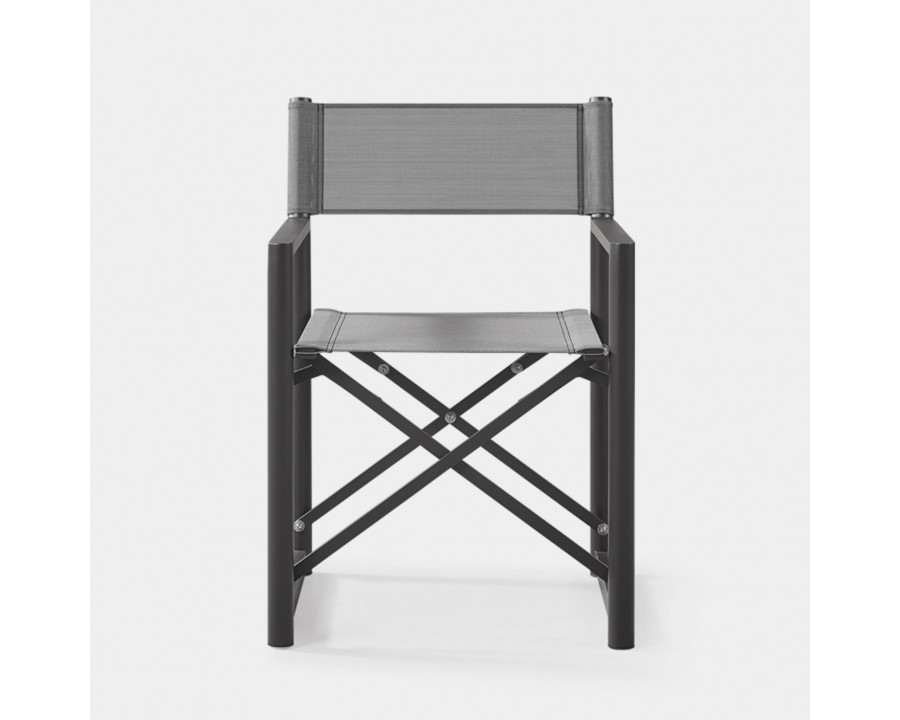 Harbour Pacific Aluminum Dining Chair - Aluminum White, Batyline White