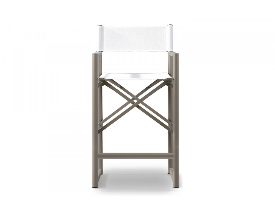 Harbour Pacific Aluminum Bar Stool - Aluminum Taupe