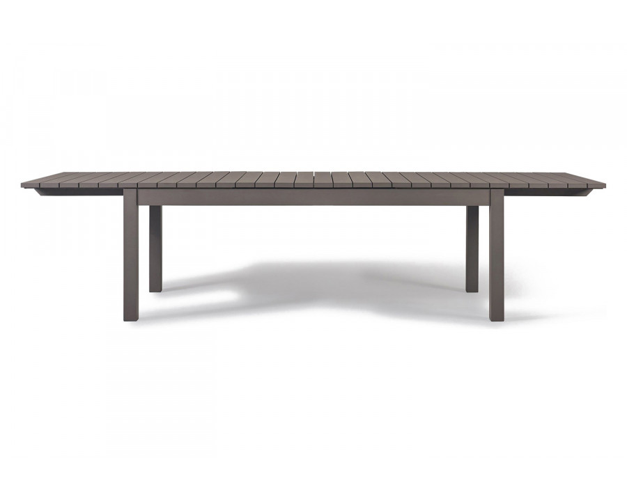 Harbour Pacific Aluminum Extension Dining Table - Aluminum Taupe