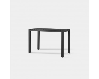 Harbour Pacific Aluminum Rectangle Bar Table - Aluminum Asteroid