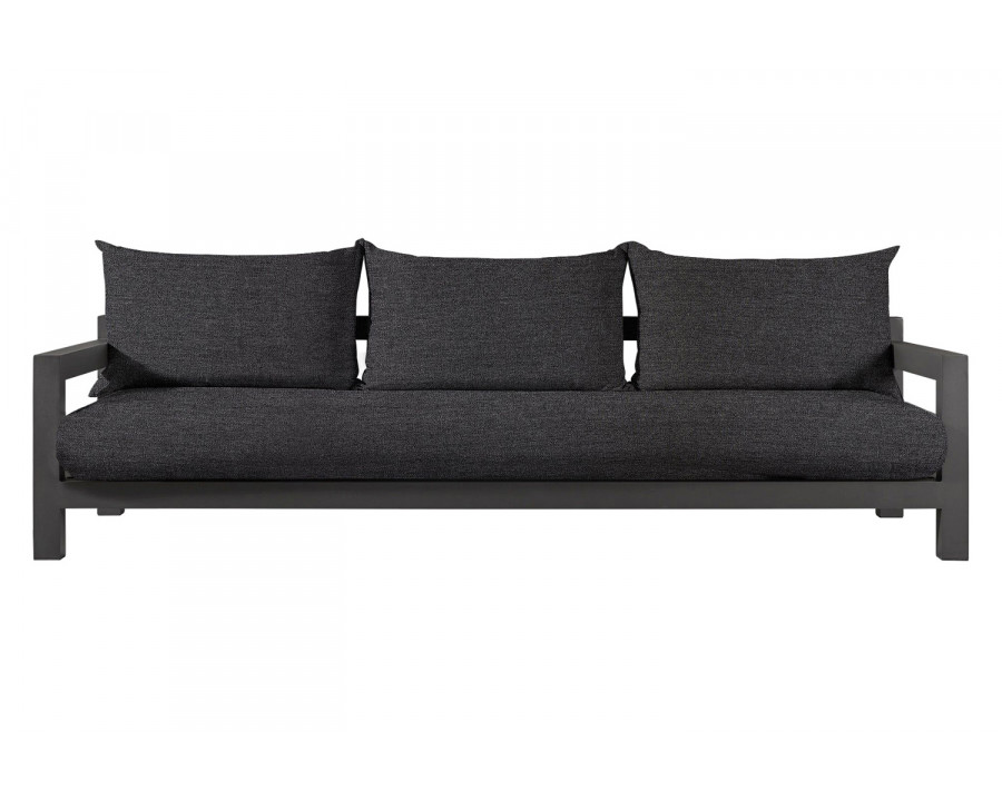 Harbour Pacific Aluminum 3 Seat Sofa - Aluminum Asteroid, Lisos Grafito