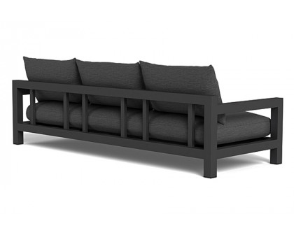 Harbour Pacific Aluminum 3 Seat Sofa - Aluminum Asteroid, Lisos Grafito