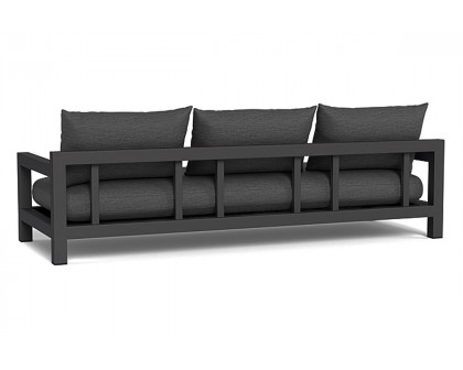 Harbour Pacific Aluminum 3 Seat Sofa - Aluminum Asteroid, Lisos Grafito