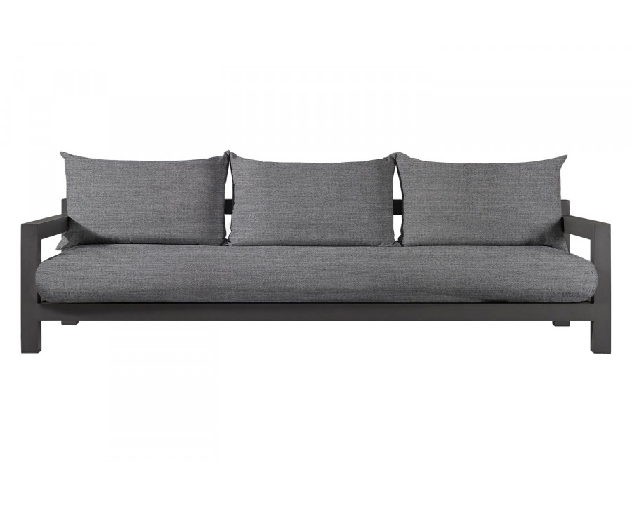 Harbour Pacific Aluminum 3 Seat Sofa - Aluminum Asteroid, Lisos Piedra