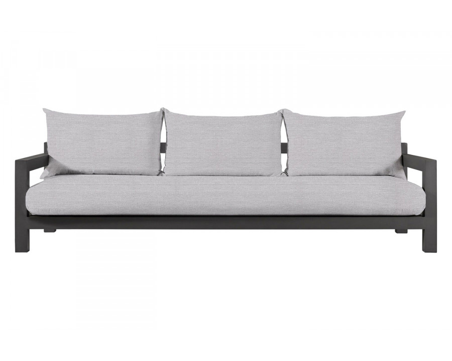 Harbour Pacific Aluminum 3 Seat Sofa - Aluminum Asteroid, Panama Cloud