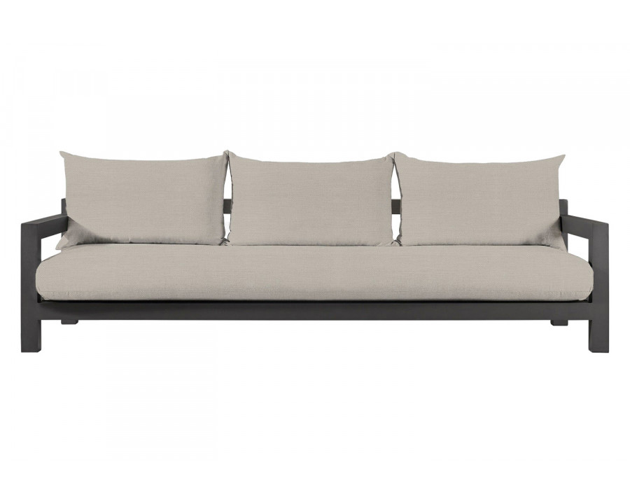 Harbour Pacific Aluminum 3 Seat Sofa - Aluminum Asteroid, Panama Marble