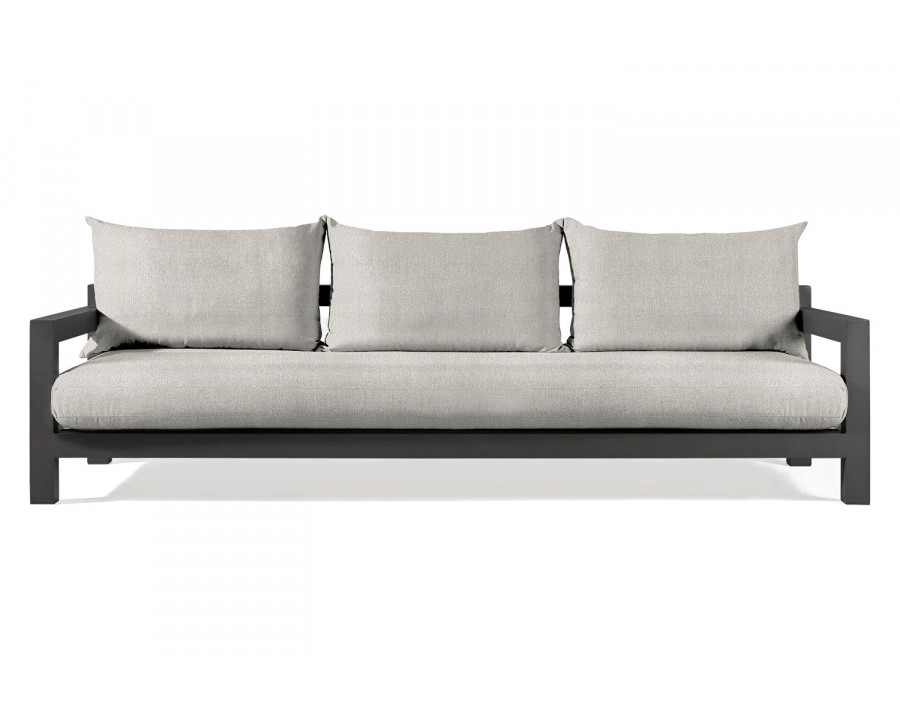 Harbour Pacific Aluminum 3 Seat Sofa - Aluminum Asteroid, Riviera Ivory