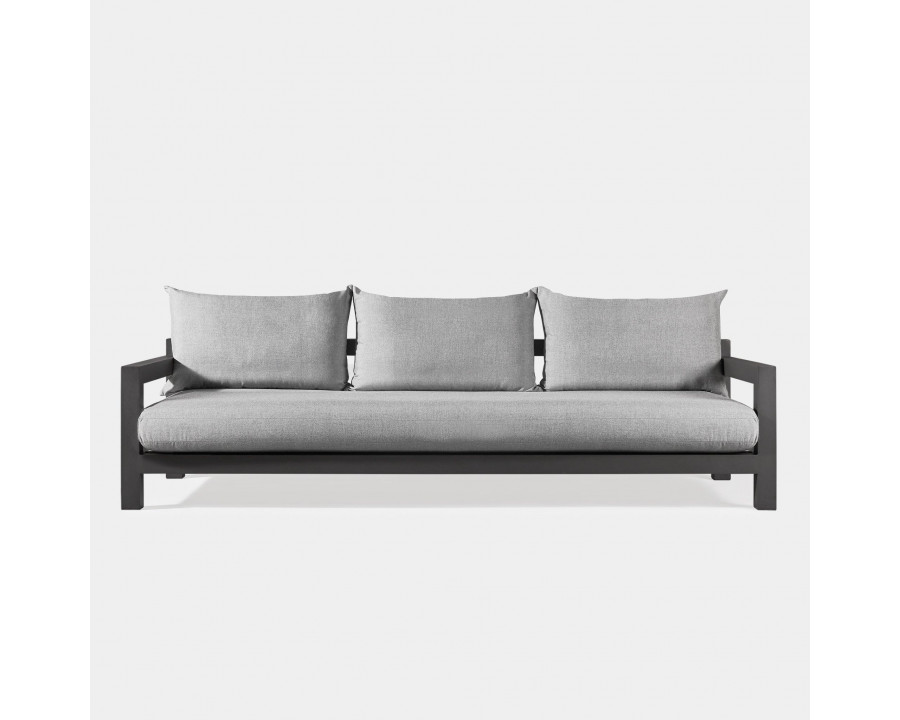 Harbour Pacific Aluminum 3 Seat Sofa - Aluminum Asteroid, Siesta Indigo, Batyline Silver