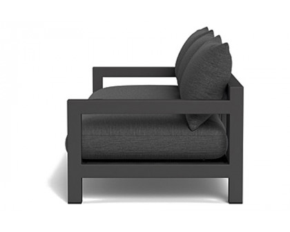 Harbour Pacific Aluminum 3 Seat Sofa - Aluminum Taupe, Copacabana Midnight