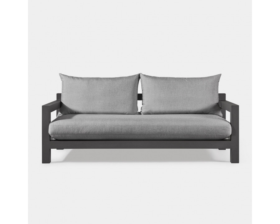 Harbour Pacific Aluminum 2 Seat Sofa - Aluminum Asteroid, Siesta Indigo, Batyline Silver