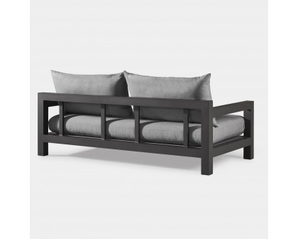 Harbour Pacific Aluminum 2 Seat Sofa - Aluminum Asteroid, Siesta Indigo, Batyline Silver