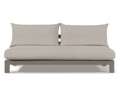 Harbour - Pacific Aluminum 2 Seat Armless Sofa