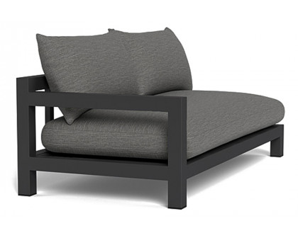 Harbour Pacific Aluminum 2 Seat 1 Arm - Aluminum Asteroid, Cast Slate