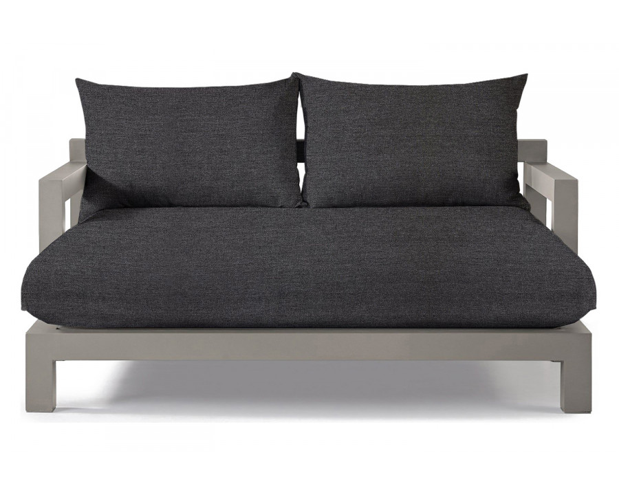 Harbour Pacific Aluminum Daybed - Aluminum Taupe, Lisos Grafito