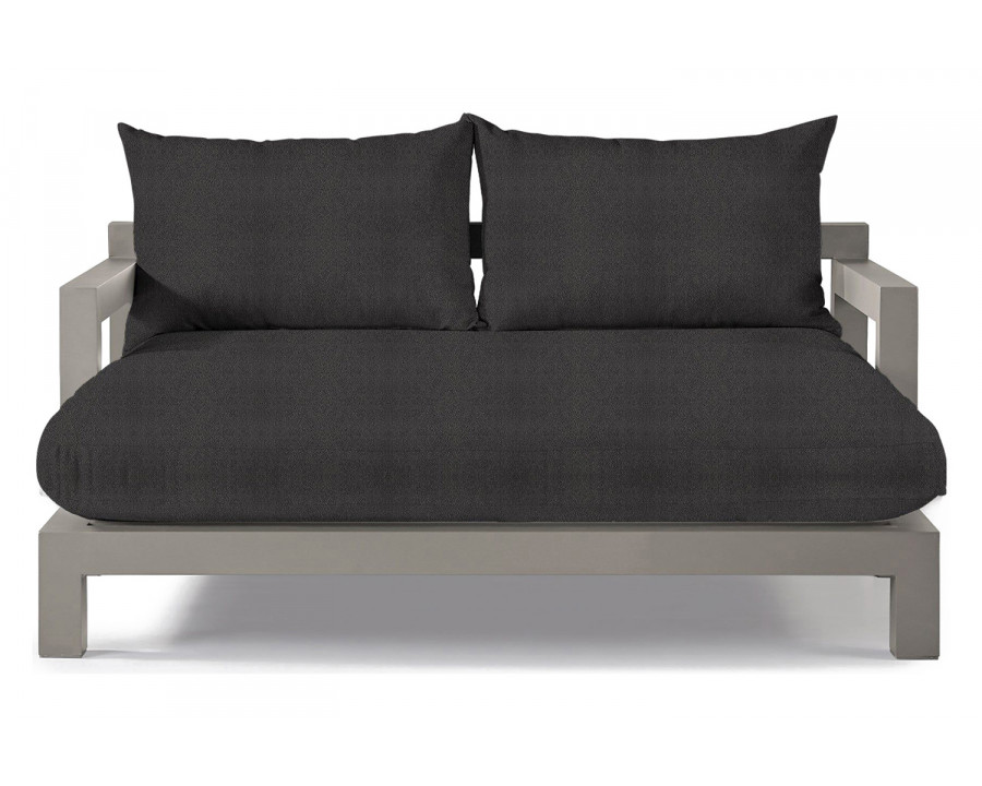 Harbour Pacific Aluminum Daybed - Aluminum Taupe, Riviera Slate