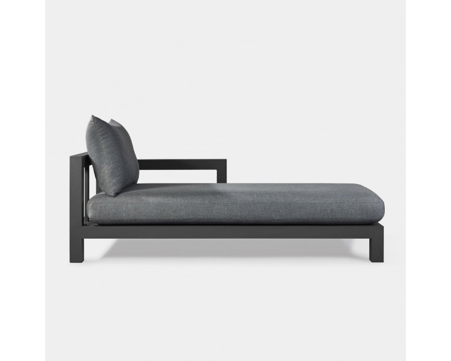 Harbour Pacific Aluminum Chaise - Aluminum Asteroid, Copacabana Midnight, Batyline Silver