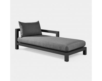 Harbour Pacific Aluminum Chaise - Aluminum Asteroid, Copacabana Midnight, Batyline Silver