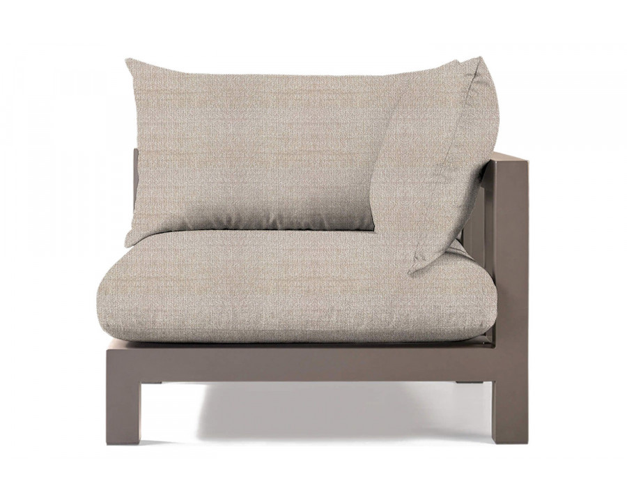 Harbour Pacific Aluminum Corner - Aluminum Taupe, Siesta Taupe