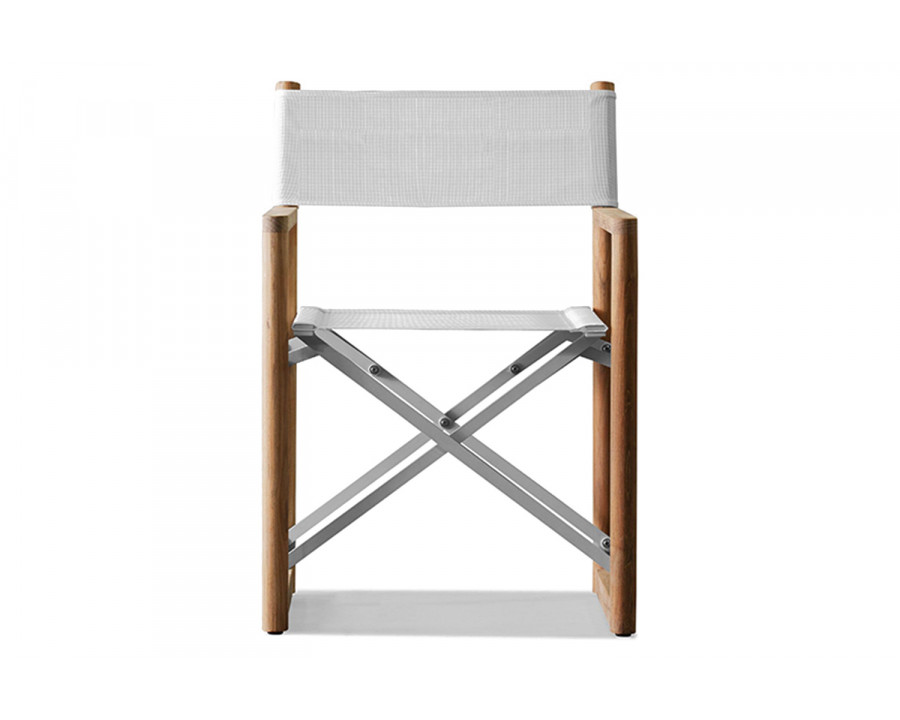 Harbour Pacific Dining Chair - Teak Natural, Batyline White