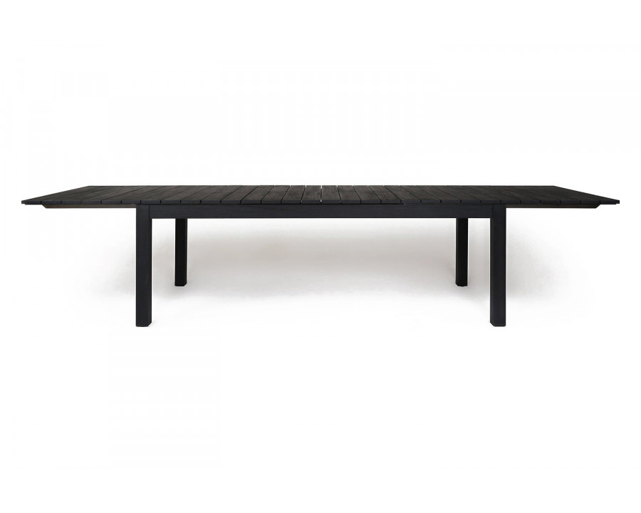 Harbour Pacific Extension Dining Table - Teak Charcoal, Teak Charcoal