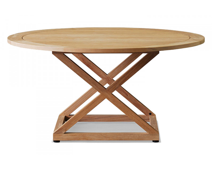 Harbour Pacific Round Dining Table 60" - Teak Natural