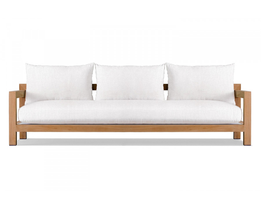 Harbour Pacific 3 Seat Sofa - Teak Natural, Panama Blanco