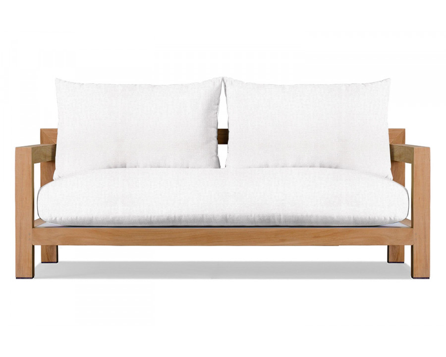 Harbour Pacific 2 Seat Sofa - Teak Natural, Panama Blanco