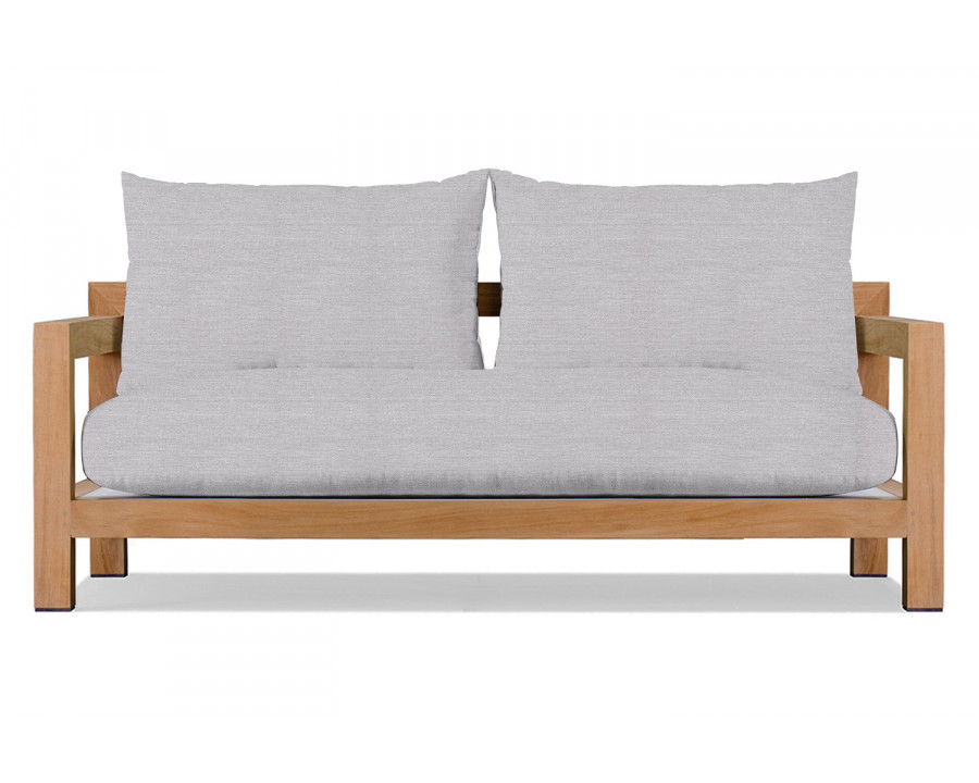 Harbour Pacific 2 Seat Sofa - Teak Natural, Panama Cloud