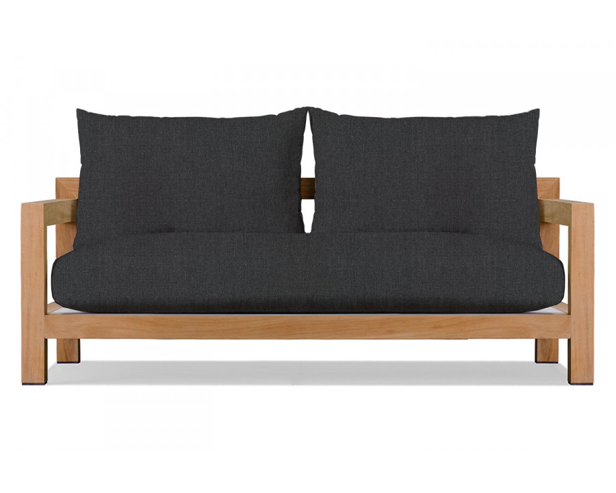 Harbour Pacific 2 Seat Sofa - Teak Natural, Panama Grafito