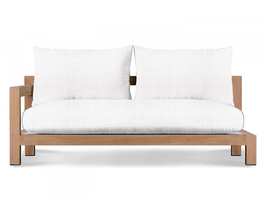 Harbour Pacific 2 Seat 1 Arm - Teak Natural, Panama Blanco