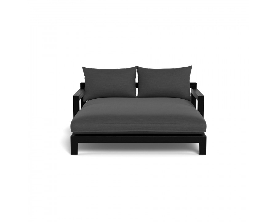 Harbour Pacific Daybed - Teak Charcoal, Panama Grafito, Batyline Black