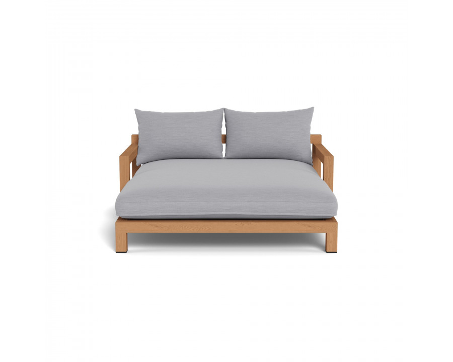 Harbour Pacific Daybed - Teak Natural, Panama Cloud, Batyline White