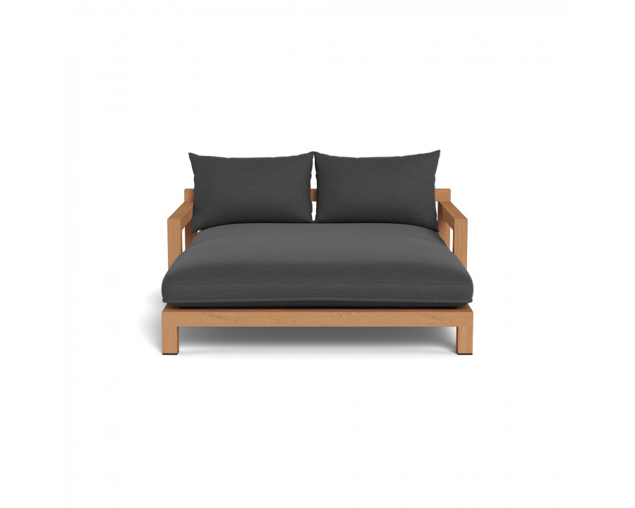 Harbour Pacific Daybed - Teak Natural, Panama Grafito, Batyline White