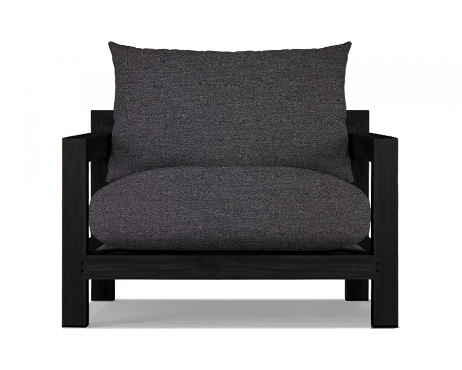 Harbour Pacific Lounge Chair - Teak Charcoal, Lisos Grafito