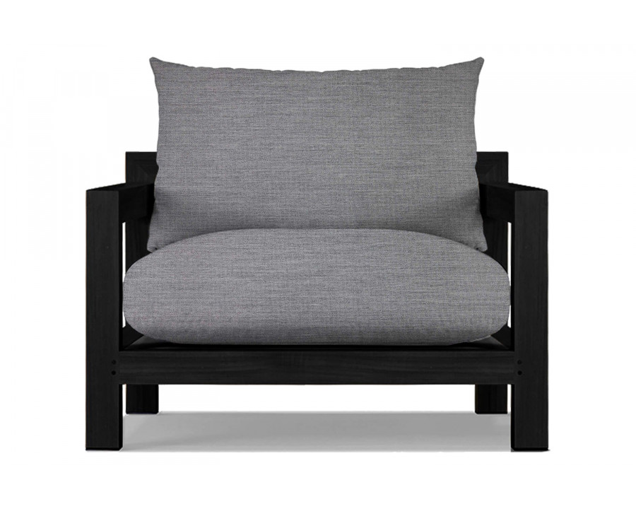 Harbour Pacific Lounge Chair - Teak Charcoal, Lisos Piedra