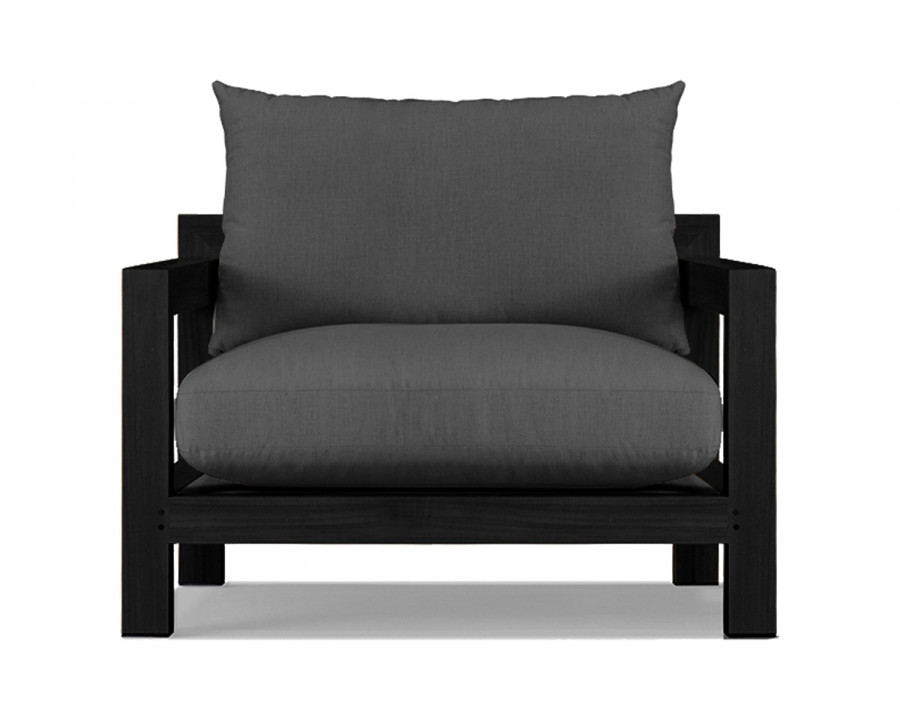 Harbour Pacific Lounge Chair - Teak Charcoal, Cast Slate