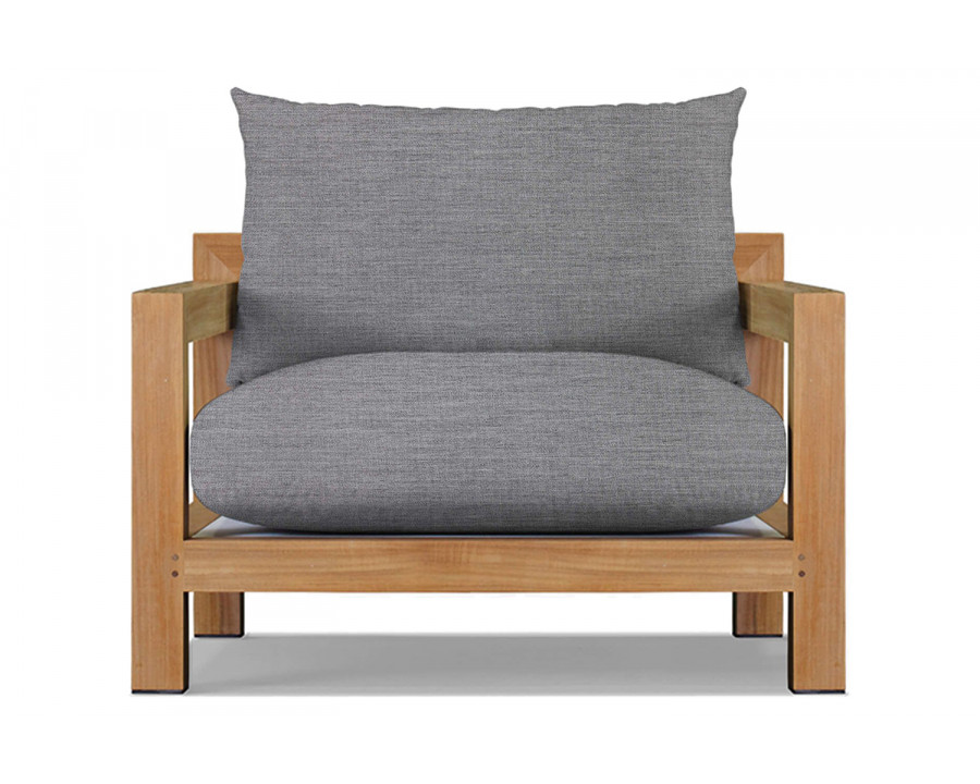 Harbour Pacific Lounge Chair - Teak Natural, Lisos Piedra